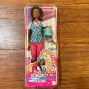 NEW Barbie “Brooklyn” from Netflix Barbie Mysteries The Great Horse Chase